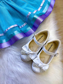 Romper/Vestido Princesa Sereia - Fundo do Mar Lilas e Tiffany