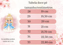 Sandália Doce Pe Verniz Off/ Marfim Lilia