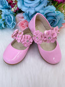 Sapatilha Bruninha Flores Rosa