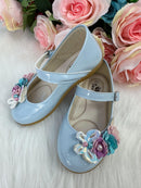 Sapatilha Doce Pe Juju Jardim Encantado Azul Bebe
