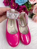 Sapatilha Flor di Mila Pink "Perolas" Luxo