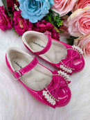 Sapatilha Flor di Mila Pink Perolas Neide
