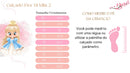Sapatilha Flor Di Mila Rubia Saltinho Branco