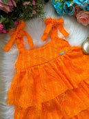 Vestido Banana Club Vitoria Laranja Neon