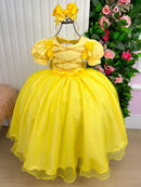 Vestido Bella Child/Fantasia Longa A Bela e a Fera