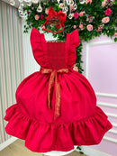 Vestido Blogueirinha Natali Vermelho - Natal