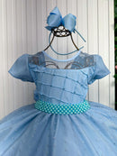 Vestido Giovanella/Giovanela Sonia Longo Azul Bebe