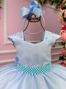 Vestido Giovanella/Giovanela Longo Valentina Azul Bebe
