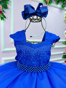 Vestido Giovanella/Giovanela Longo Valentina Azul Royal