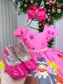 Vestido Infantil Temáticos da Gigi Mundo Bita Rosa