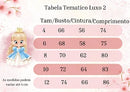 Vestido Infantil Temáticos Luxo Divertidamente Rosa