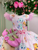 Vestido Infantil Temáticos Luxo Patrulha Canina Skye - Sky Everest