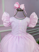 Vestido Junino Banana Club Modinha Rosa Bebe