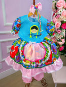 Vestido Junino Boneca Bruna