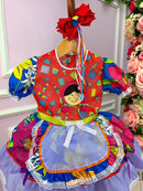 Vestido Junino Boneca Catarina