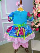 Vestido Junino Boneca Daniela