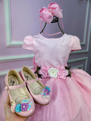 Vestido Juvenil Vila Lele Luiza Rosa Bebe