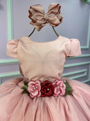 Vestido Juvenil Vila Lele Luiza Rose