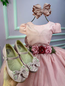 Vestido Juvenil Vila Lele Luiza Rose