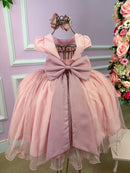 Vestido Juvenil Vila Lele Luiza Rose