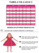 Vestido Juvenil - Midi Vila Lele Sabrina Marsala e Off