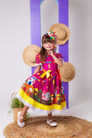 Vestido Marie Junino Roça Feliz Luxo