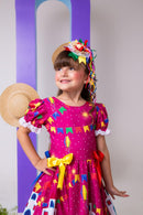 Vestido Marie Junino Roça Feliz Luxo