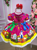 Vestido Marie Junino Roça Feliz Luxo