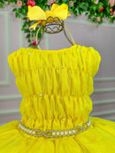 Vestido Marie Juvenil Ana Amarelo