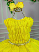 Vestido Marie Juvenil Ana Amarelo