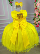 Vestido Marie Juvenil Ana Amarelo