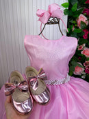 Vestido Marie Longo Larissa Rosa Bebe