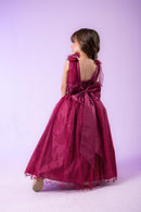 Vestido Marie Longo Mel Marsala