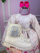 Vestido Miss Sweet Jardim Encantado Inverno Off
