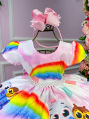 Vestido Temáticos da Gigi Bolofofos - Bolo Fofos Rosa
