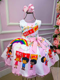 Vestido Tematicos Luxo 3 Palavrinhas