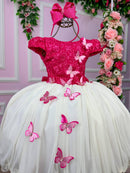 Vestido Vila Lele Juvenil Jade Peito Pink