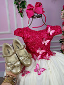 Vestido Vila Lele Juvenil Jade Peito Pink