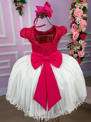 Vestido Vila Lele Juvenil Jade Peito Pink