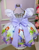 Vestido Temáticos Kids Princesa Sofia