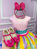 Vestido Tematicos Luxo Trolls