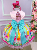 Vestido Tematicos Luxo Trolls