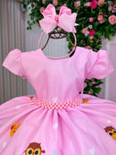 Vestido Tematicos Ysa Kids Bolofofos - Bolo Fofos Rosa