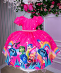 Vestido Tematicos Ysa Kids Divertidamente Pink