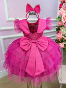 Vestido Ysa Kids Barbie Luxinho Pink