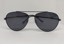 ÓCULOS DE SOL - AVIADOR METAL PRETO COM LENTE PRETA