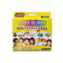 Big Giz de Cera - Multicultural - C/ 12 - Acrilex