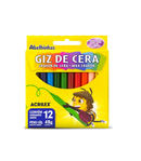 Big Giz De Cera Jumbo - 12 Cores - Acrilex