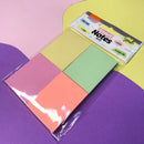 Bloco de Anotações - Tom Pastel - C/ 4 Cores