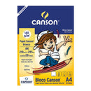 Bloco Canson Branco - 140g/m - A4 C/20 Folhas - Canson.